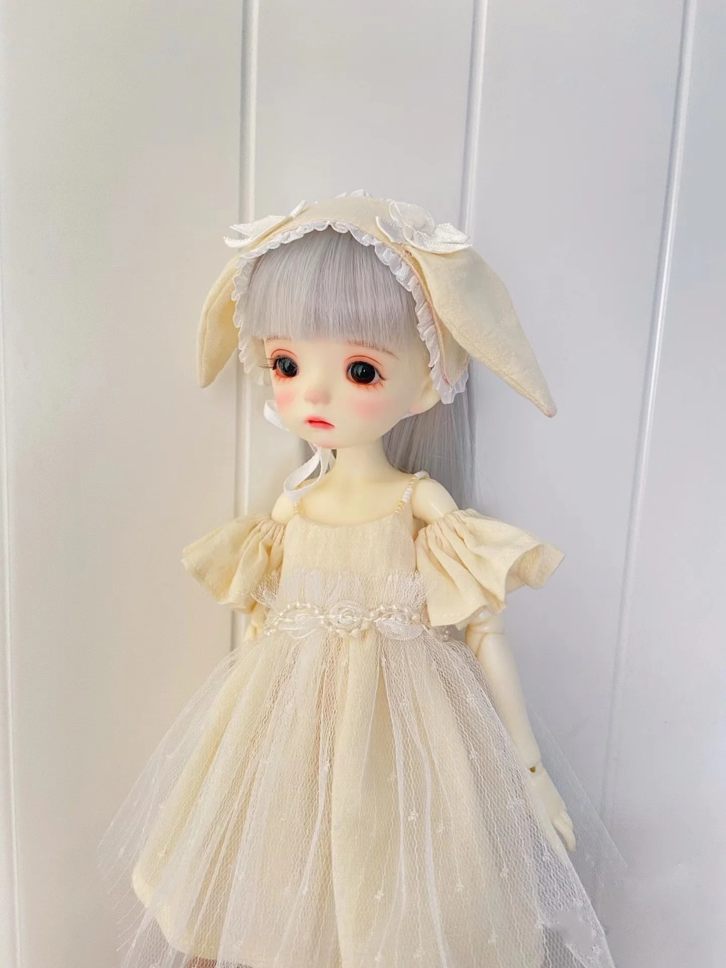 

Bjd clothes dress 1/6 30cm Yellow gauze skirt (Fit Azone,ICY, JerryB, 1/6 Doll Accessories)