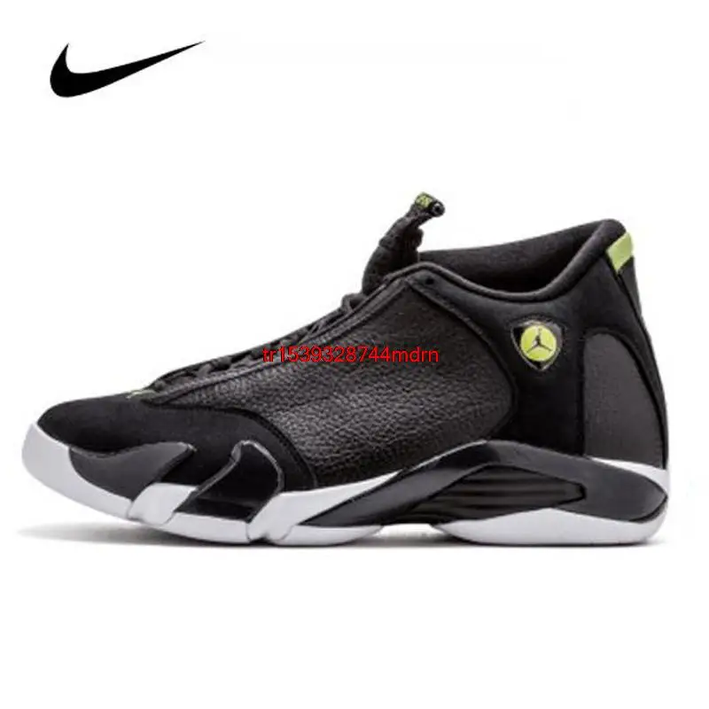 Мужские баскетбольные туфли Nike Air Jordan 14 в стиле ретро Indiglo,  баскетбольные туфли унисекс с высоким верхом, оригинальная женская обувь  для мужчин 487471-005 - купить по выгодной цене | AliExpress