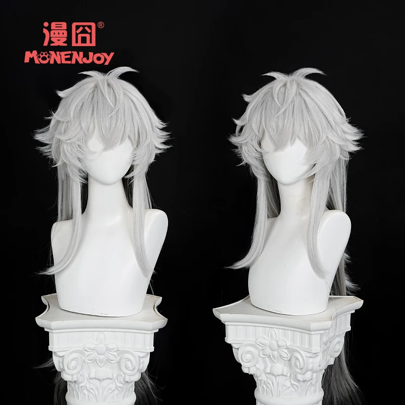 Игра Arknights Lappland The Decadenza парик для косплея волосы белый с длинными волосами