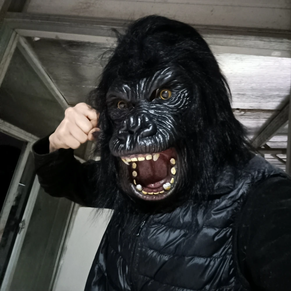 Латексная маска для животных King Kong Gorilla