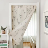 short tulle for window sketch flower printing curtain modern minimalist hanging fabric wind water bathroom half is not included
