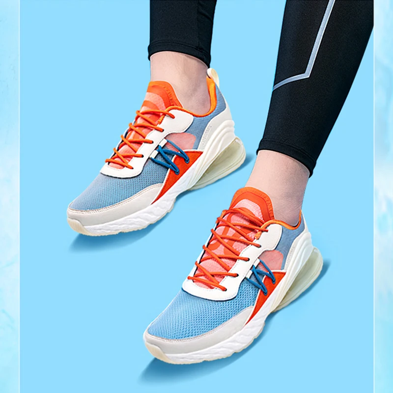 ONEMIX Men Running Shoes Summer Breathable Mesh Damping Air Cushion Male Fashion Outdoor Trainer Sports Shoes Walking Sneakers