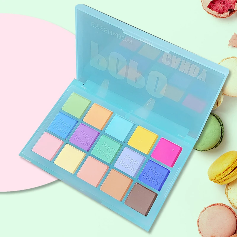 

15 Color Eye Shadow Plate Low Saturation Matte Pearl Glitter Powder Portable Earth Color Girl Eye Shadow Cosmetic Wholesale