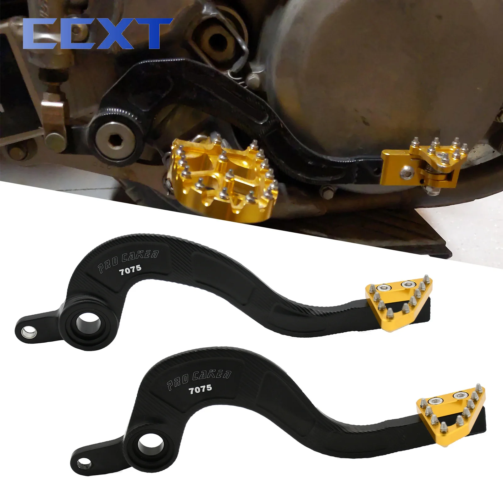 

Motocycle CNC Rear Brake Pedal Lever For Suzuki RMZ250 RMZ450 RMZ 250 450 RM 250Z 450Z 2007-2018 2019 Motocross Universal Parts