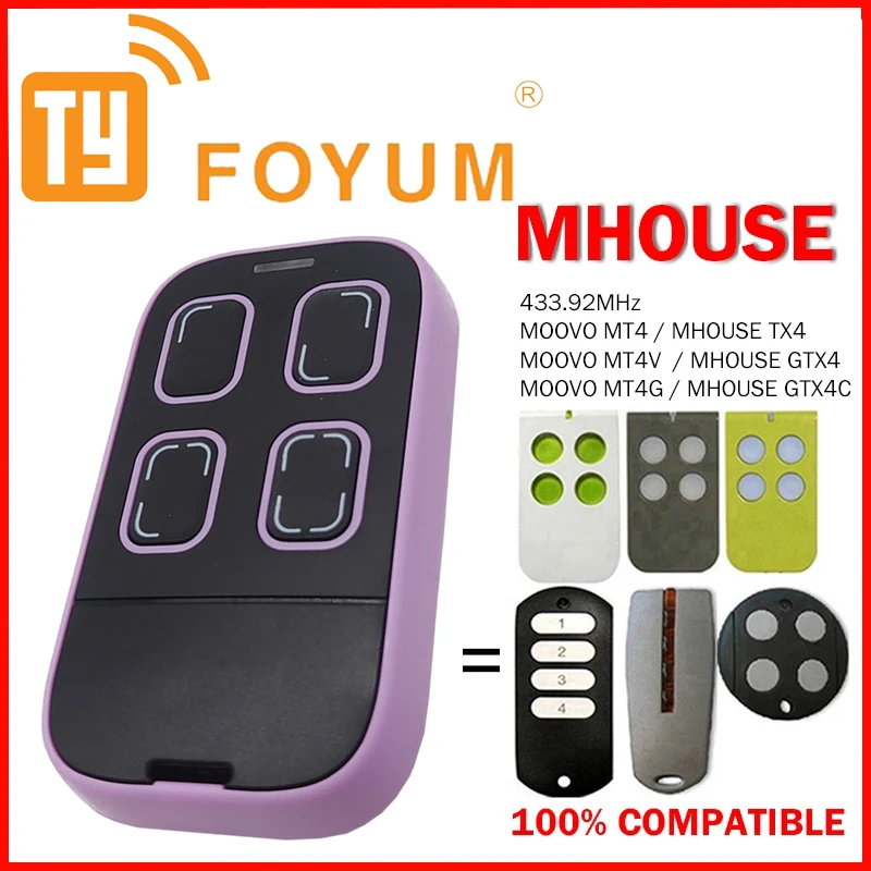 Пульт дистанционного управления для гаражных ворот JCM NE01 02 04 TWIN-R