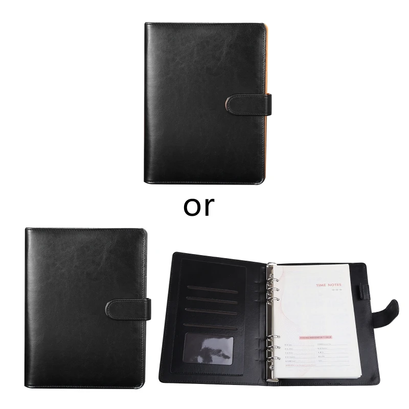 

A5 B5 Leather Notebook Diary Notepad Sketchbook Business Journal Planner Agenda Organizer