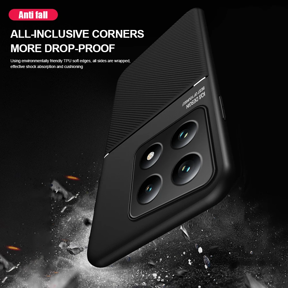 Магнитный чехол для Xiaomi 14T Pro 2024 6 67 дюйма противоскользящий телефона Mi 14 T 14Tpro Xiaomi14T