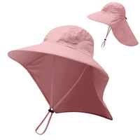 outdoor side mesh and curtain cloak cap summer sun protection hats with neck flap mountaineering hat quick drying fishing hats