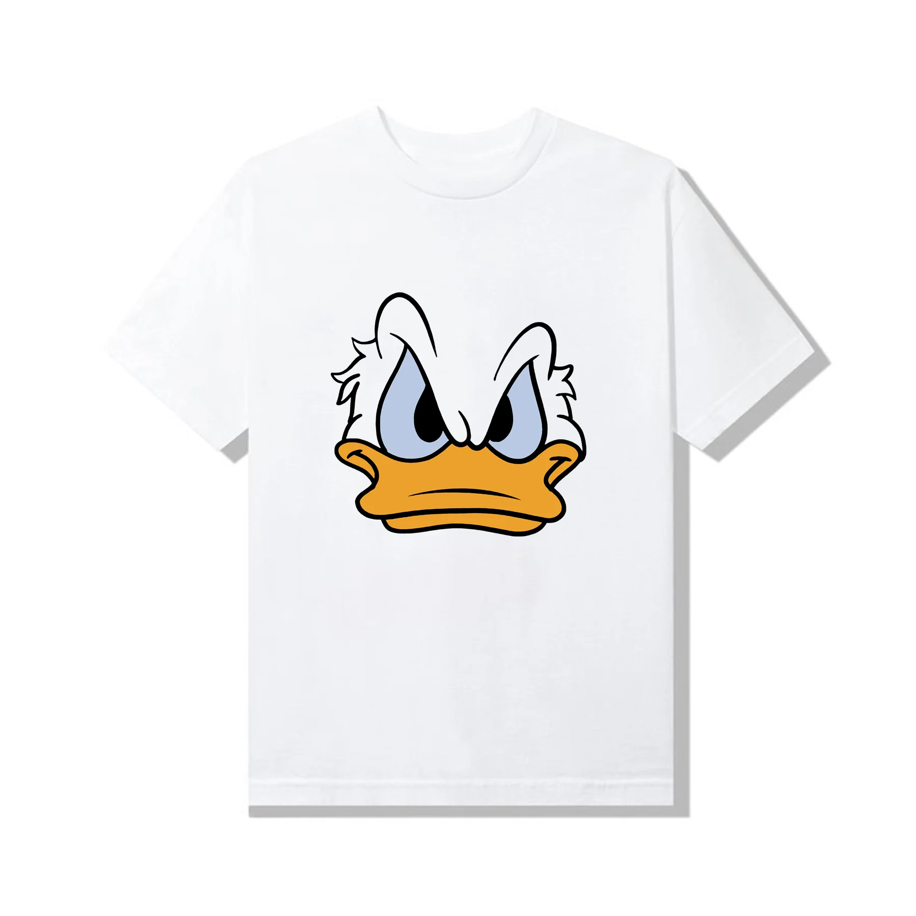 

Amazing Tees Male T Shirt Casual Unique Oversized Rusev Mad Donald Duck Face T-shirt Men T-shirts Graphic Short Sleeve S-3XL