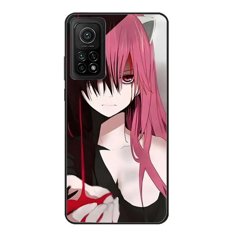 Anime Girl Elfen Lied Phone Case Fundas Shell Cover For Xiaomi Mi 9t 10t 11 11i 11x Poco M3 Pro X3 Nfc F3 Redmi 9 8 7 images - 6