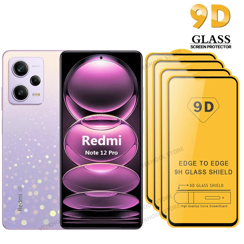 

9D стекло для Redmi Note 12 11 11T 11S 10T 9 8 10 Pro Plus 5G противовзрывная Защитная пленка для экрана Xiaomi Note 10S 10 JE Max