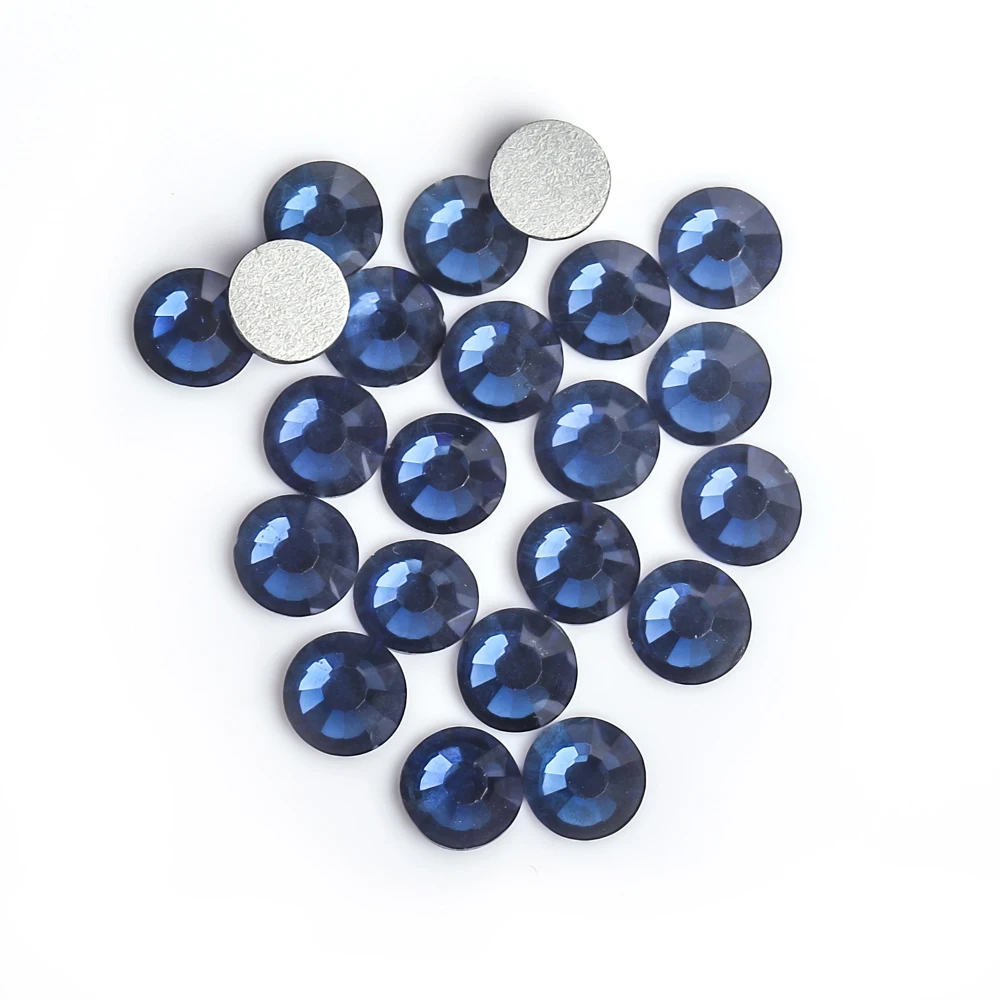 2028 SS3-SS34 Montana без горячей фиксации стразы с плоской задней частью стеклянные