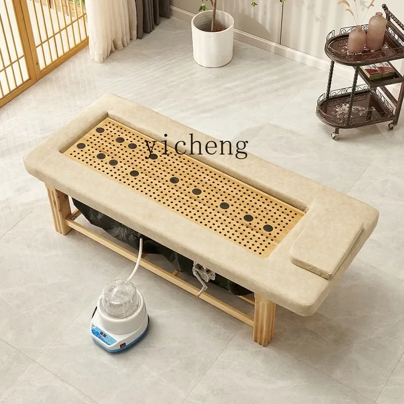 Встроенная кровать двойного назначения для фумигации и прижигания из цельного