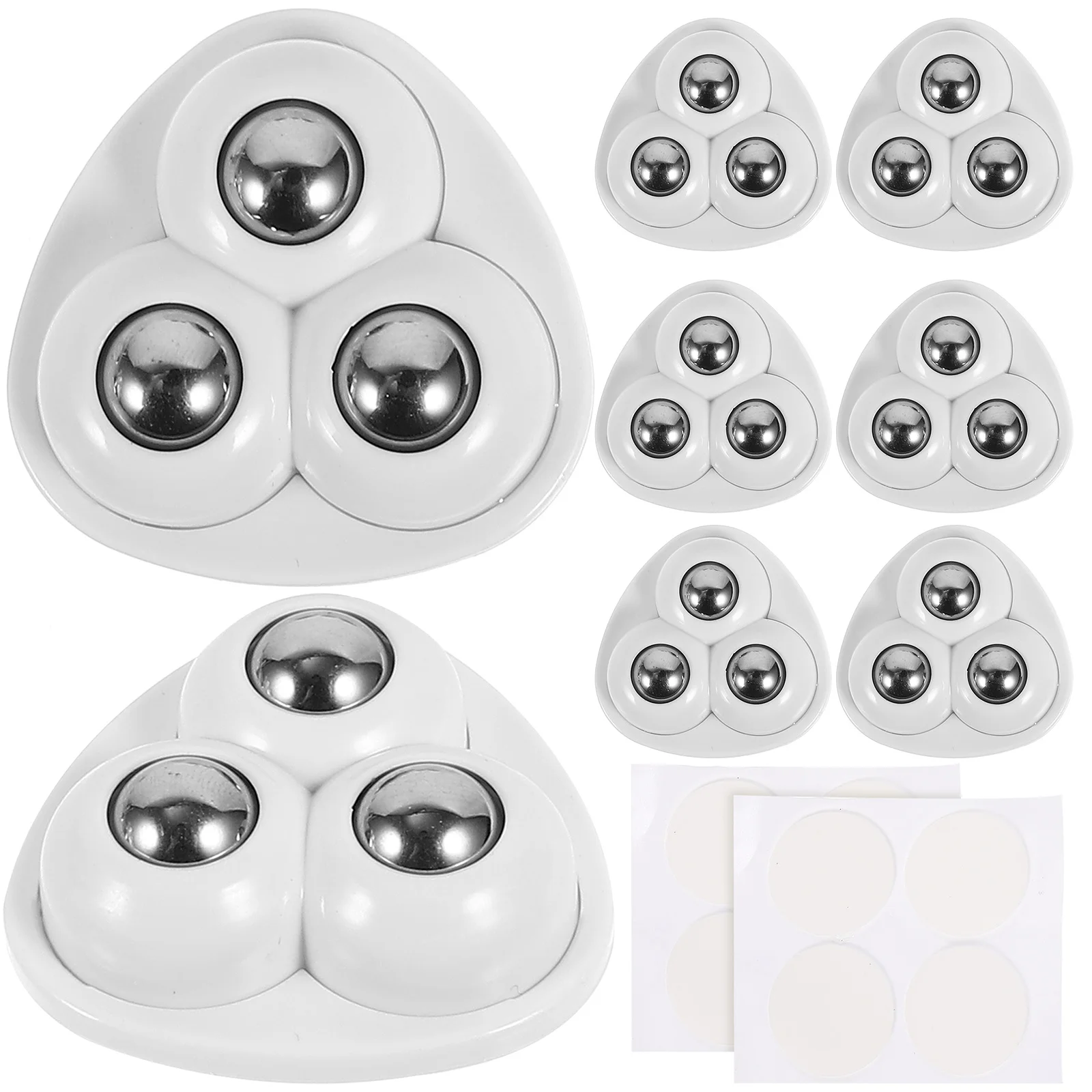 8 шт. паста универсальные колеса клейкие мини-ролики контейнеры для хранения