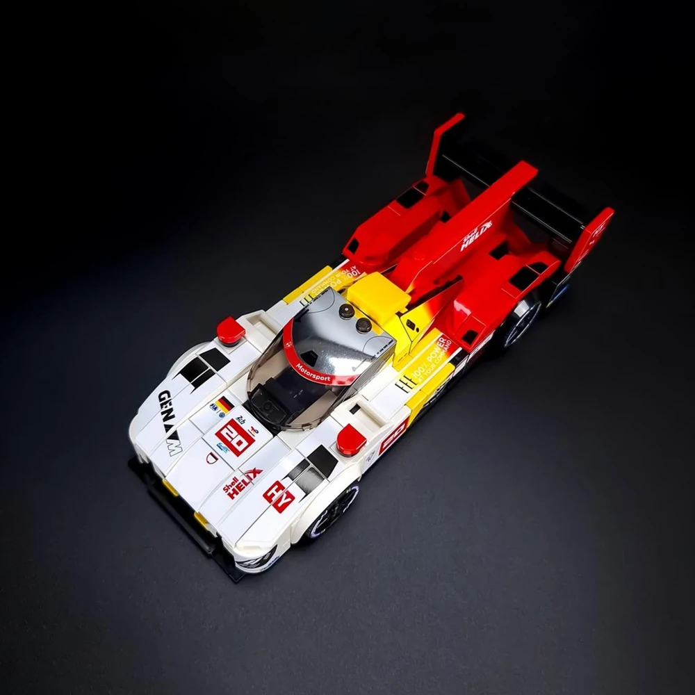 Фото Новая модель MOC Speed ​ ​ Конструктор серии Branded Racing Le Mans Hybrid: Модульная сборная модель автомобиля, игрушка для взрослых, коллекционный подарок №4