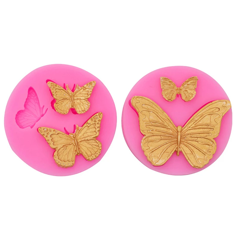 

Candy Butterfly Silicone Molds for Chocolate Mini Butterfly Fondant for DIY Chocolate Candy Cupcake Cake Topper Decoration