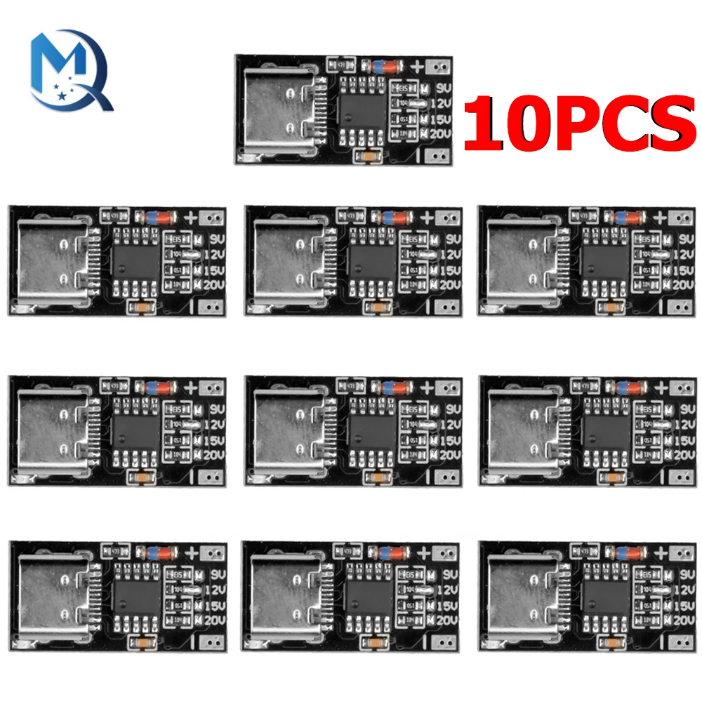 Type-C PD2.0 PD3.0 9В 12В 15В 20В Быстрая зарядка триггер опрос-детектор USB Повышающий Модуль