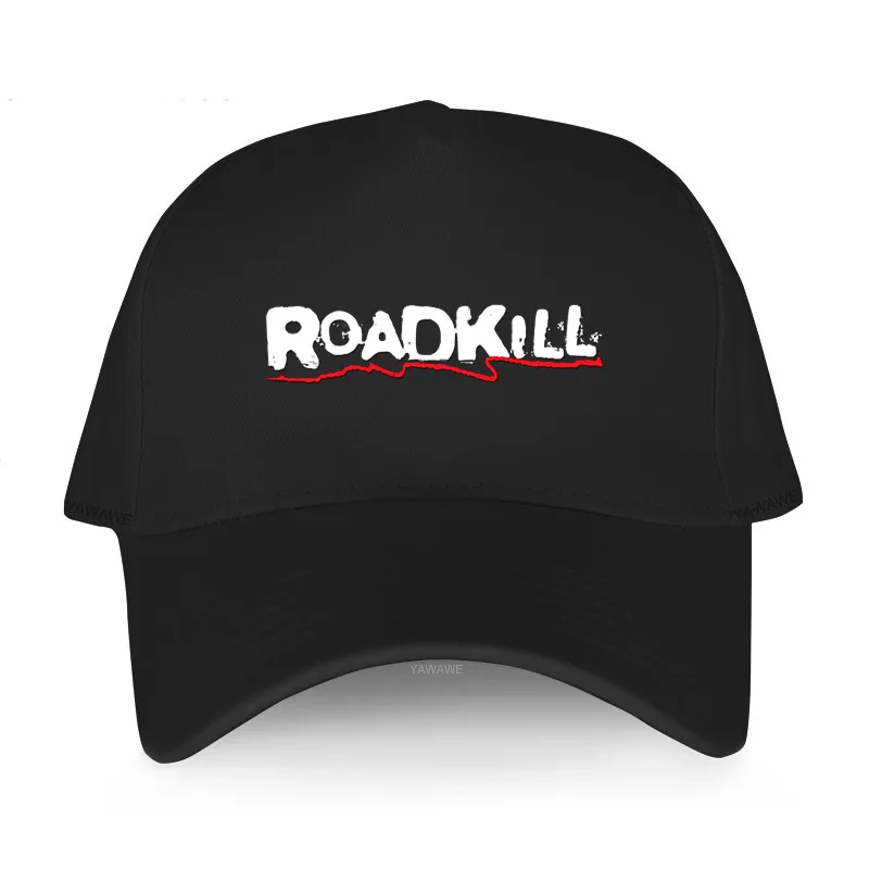 

Модная Мужская бейсболка, креативная шляпа с принтом RoadKill, Повседневная оригинальная новинка, Забавный дизайн, хлопковые рыболовные шляпы, ...