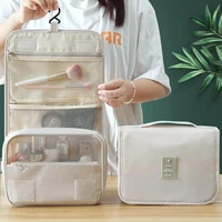 travel waterproof portable women makeup bag high capacity toiletries organizer storage cosmetic cases hanging wash bags
