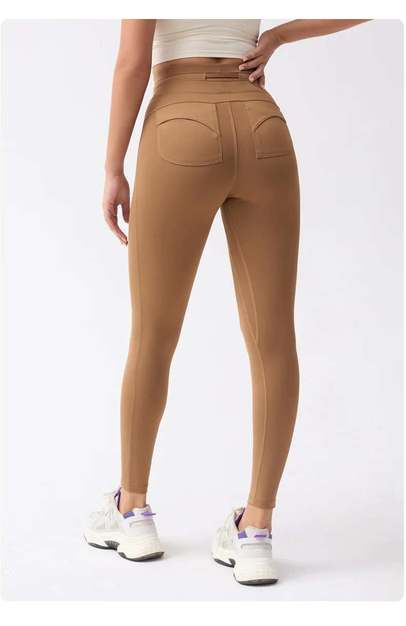 

Women's New Outdoor Sports High Waist Lift Hip Fitness Yoga Leggings