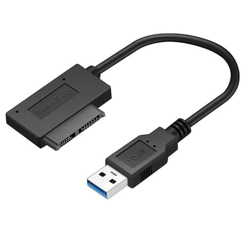 

Кабель-преобразователь Sata на USB 3,0 7 + 6pin 13pin для быстрой передачи данных для ноутбука оптический привод CD/DVD ROM Slim Drive