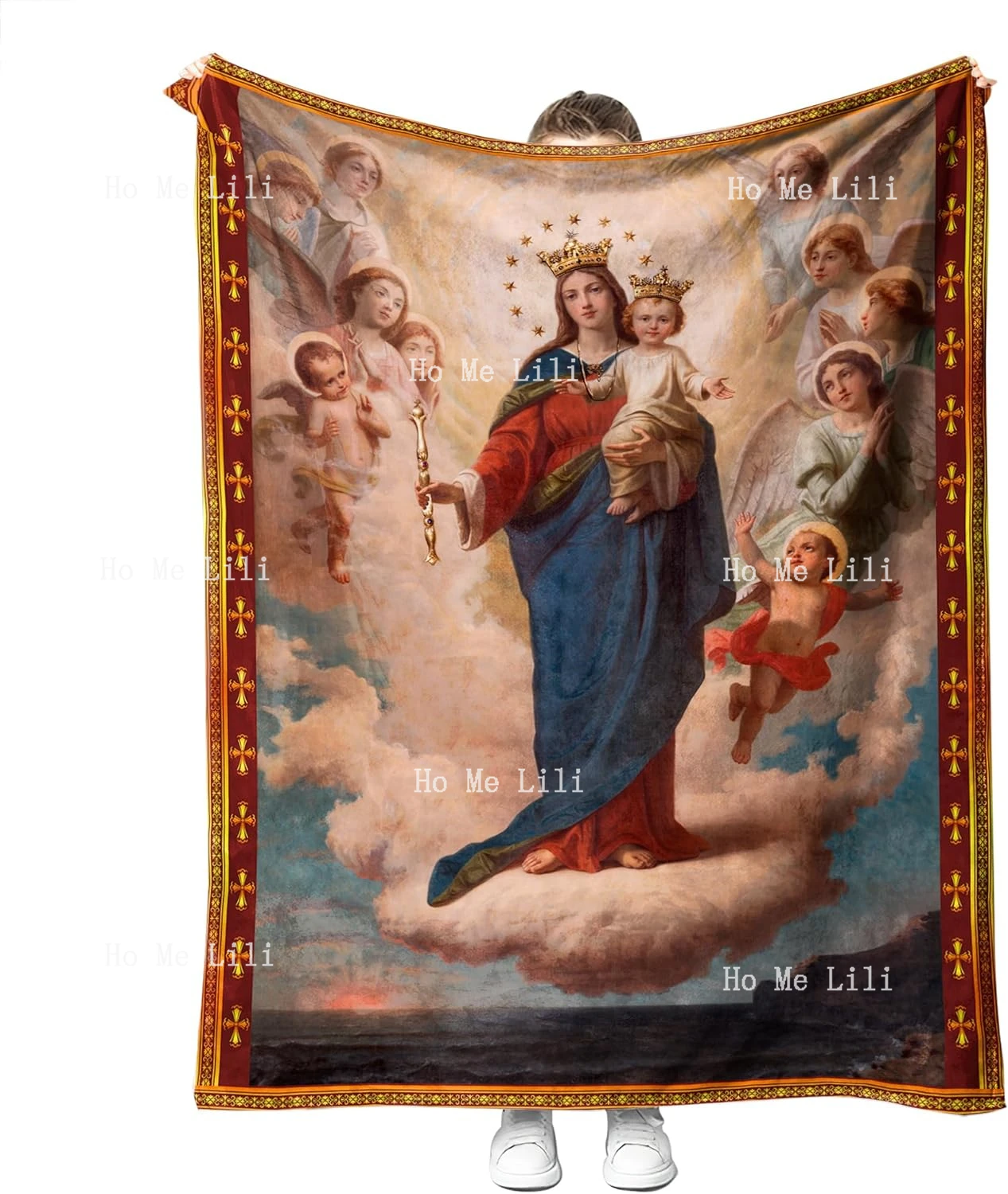 Одеяло Дева наш леди Гуадалупе теплый уютный фланелевый плед для молитвы