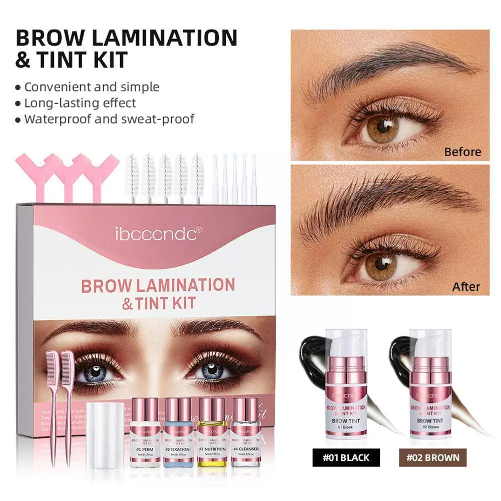 

Professional Lash And Brow Lamination Kit Eyebrow Lamination Lift With Brow Semi Brush Permanent Cream Wrap Kit Perm Eyebro V9P3