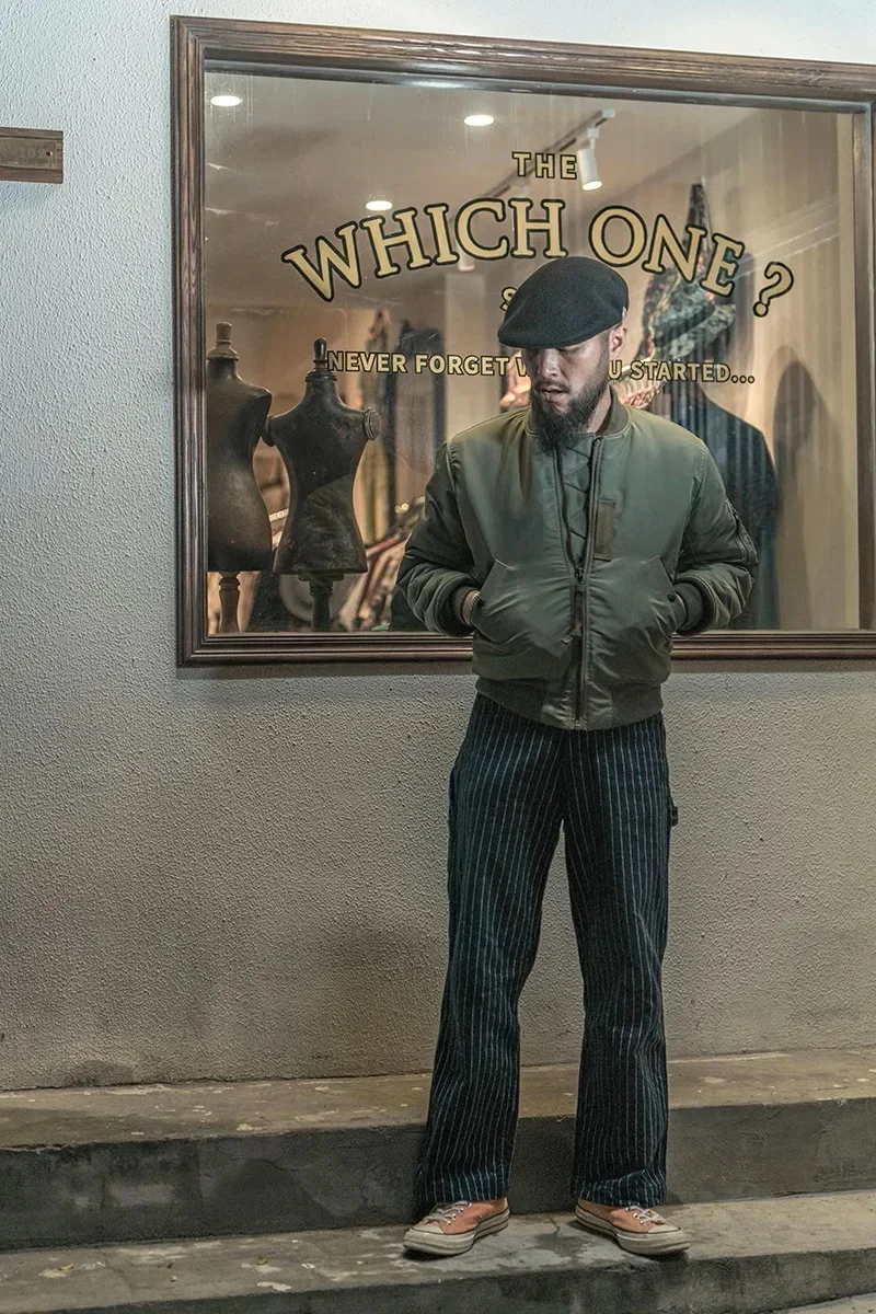 Летная куртка-бомбер Bronson MA-1 осенне-зимнее мужское военное пальто