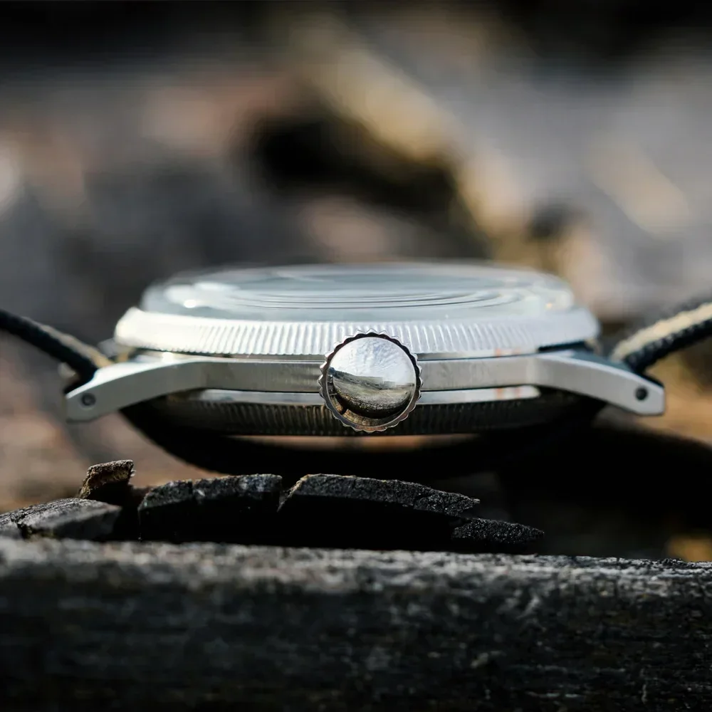 RDUNAE RA05 Винтажные военные часы 2035 кварцевые K1 минеральное стекло кристалл