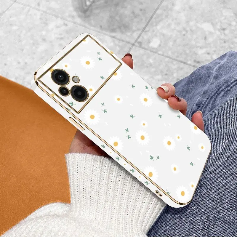 Luxury Plating Phone Case For Xiaomi Poco M5 F4 F4 GT X4 X4 GT M4 Pro F3 X3 M3 X3 NFC X2 X3 Pro C40 Cover