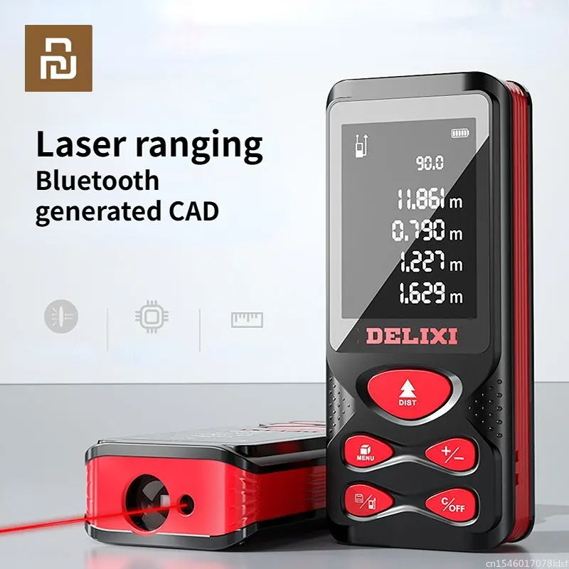 

Дальномер лазерный Youpin DELIXI, 40 м, Электронная рулетка