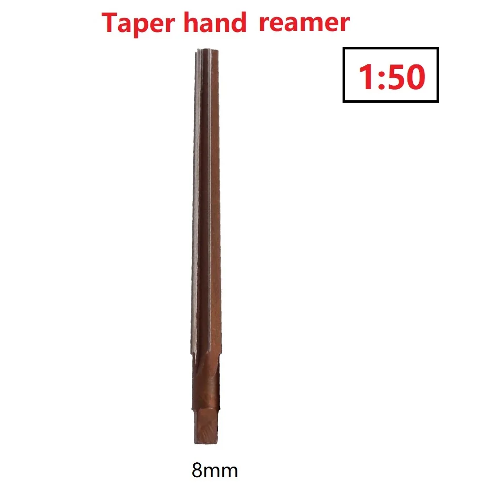 Conical Hand Reamer Hand Reamer Degree Hand Reamer Manual Pin Taper Shank Precision Milling Sharp Taper Shank 1:50