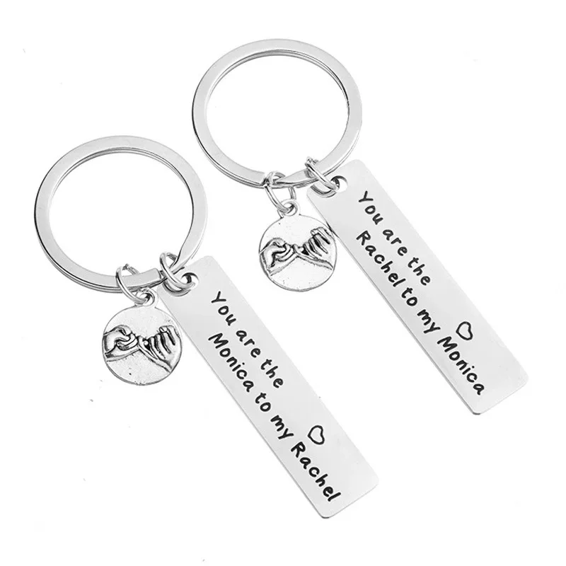 

New Fashion Valentine's Day Keychain You Are The Rachel Couple Creative Personality Keyring