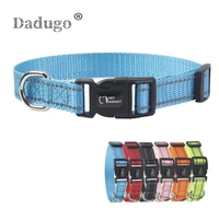 reflective dog collar nylon pet collar adjustable for puppy and small dogs