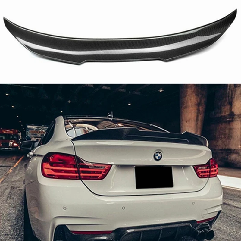 Для BMW F32 4 Series Coupe M4 428i 435i 440i 2-дверный спойлер 13-20 реальное углеродное волокно/ABS