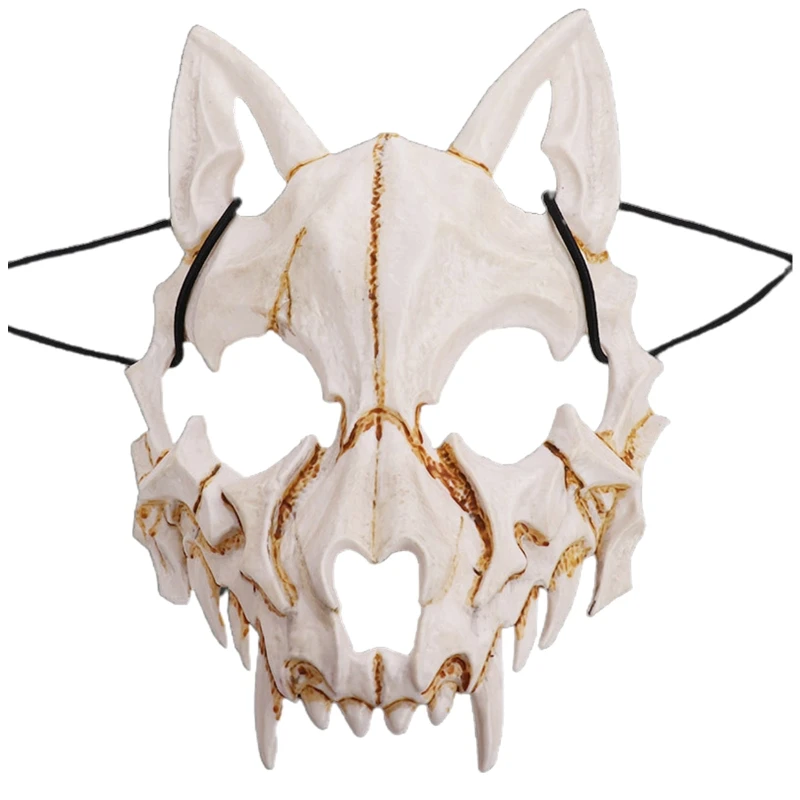 Японское аниме Дракон Бог Скелет полумаска для взрослых мужчин крутые маски |