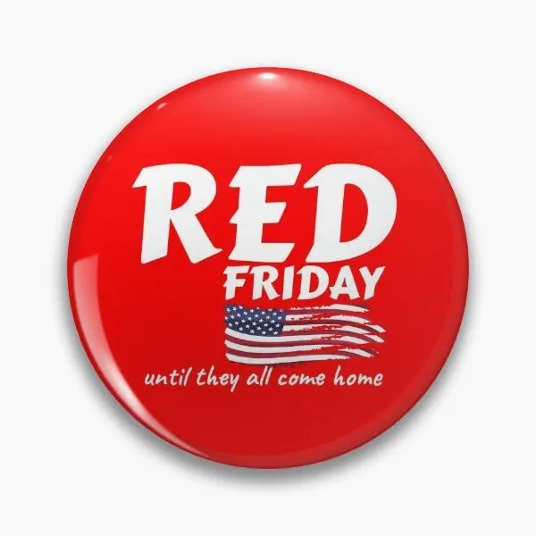 Красная пятница для женщин помните мягкая булавка кнопки Everyon лацкана Декор