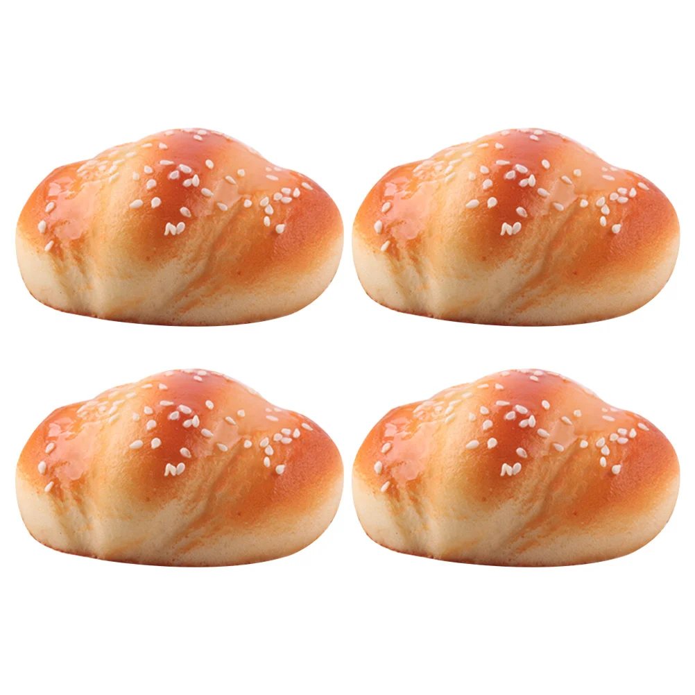 

Dough Fake Bread Model Simulated Sesame Decoration Ornament Chic Photo Prop Simulation Realistic Food Small Home