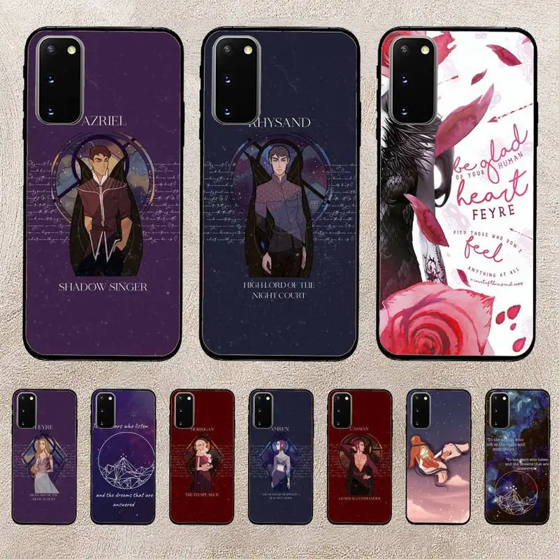 

A Court Of Mist And Fury Sarah J Maas Phone Case For Huawei Honor V30 50 60 70 Pro 9lite 9xpro Cover Coque Funda