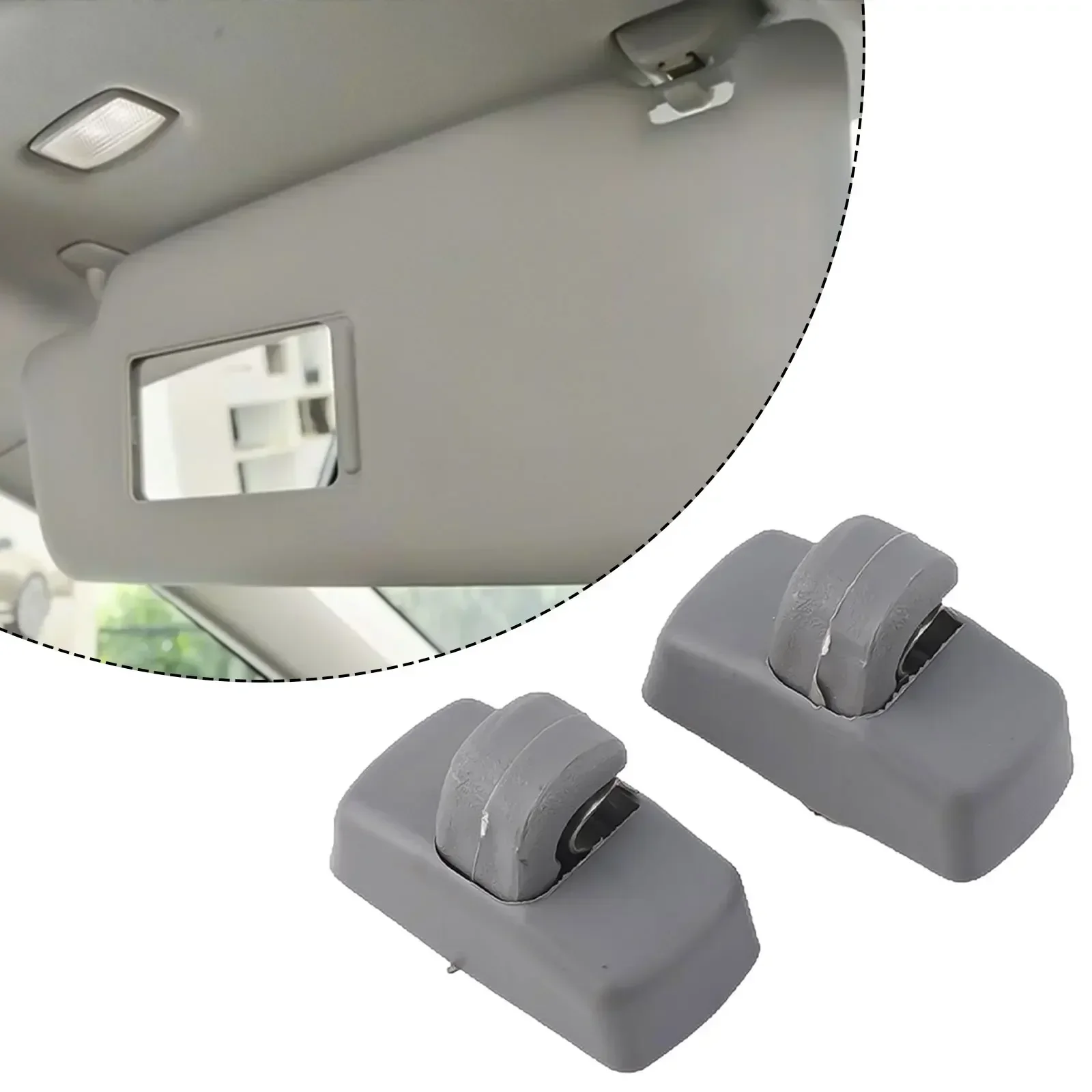 

2 шт. автомобильный передний солнцезащитный козырек, крючок для солнцезащитного козырька, кронштейн для Skoda для Fabia 00-08 для Skoda для Octavia 97-11 для Skoda для Superb