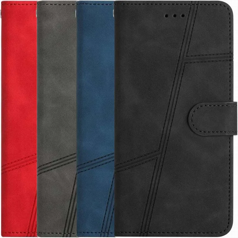 

Fashion Mobile Phone Case For Samsung Galaxy A73 A22 A23 A32 A33 A41 A42 A50 A51 A52S A53 5G Wallet Stand Protect Plain Cover