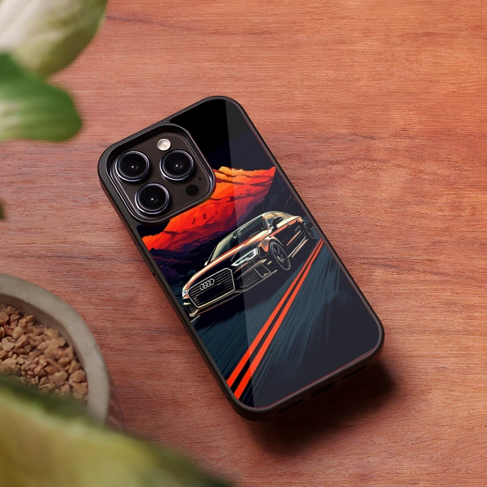 Чехол для телефона A-Audis R-S Sport Car для iPhone 17 Air 16 15 14 13 Pro Max 12 11 Mini Plus, защитный чехол из PC+TPU (art.: 3920da58ef56f) - 3920da58ef56f
