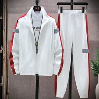 jogging suit 2022 autumn men sports set jacketpants two pieces set mens casual tracksuit fashion streetwear male clothing set