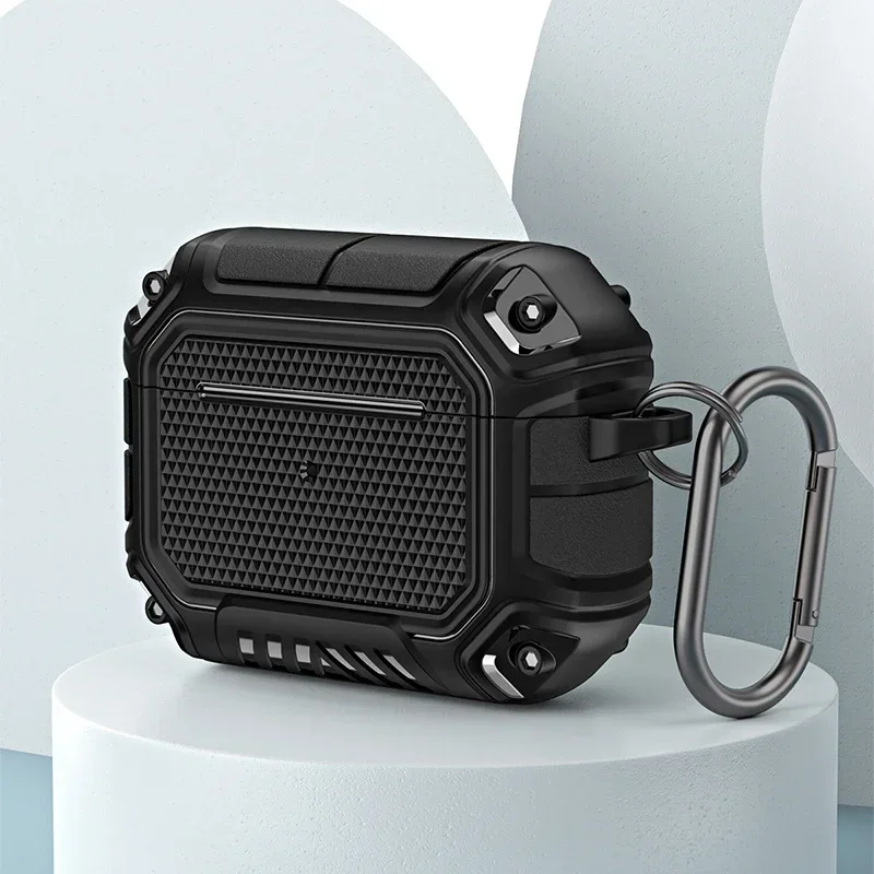 Противоударный чехол для Airpods Pro 3 2 роскошная броня наушников 1 противоударный Apple