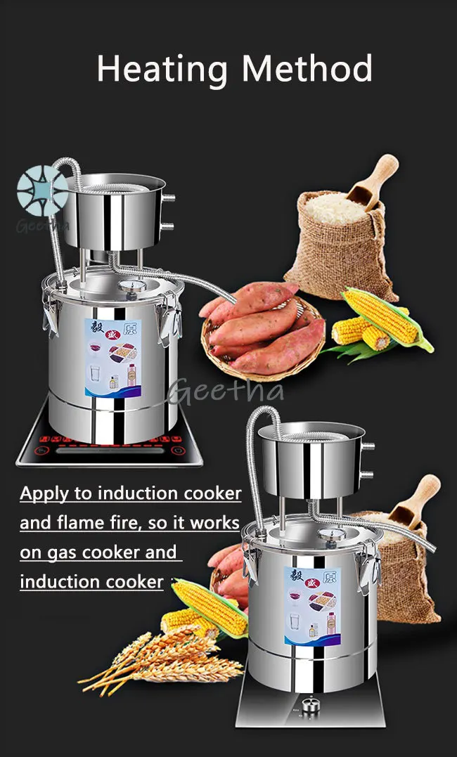 Новое поступление 10 л дистиллятор для самогона сделай сам с циркуляционным