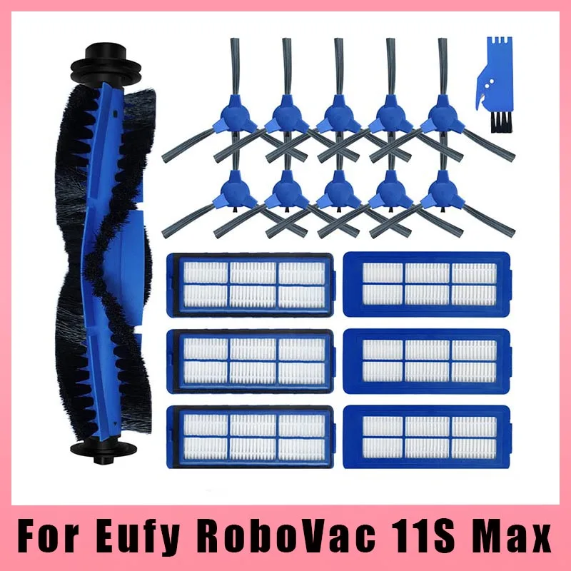 

For Eufy RoboVac 11S Max / 15C Max / 30C Max / G20 / G30 Edge / G10 Vacuum Cleaner Roller Brush Side Brushes Hepa Filter