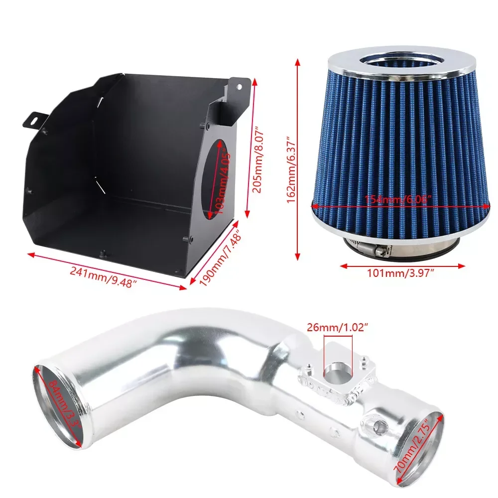 Воздухозаборная трубка гоночного автомобиля фильтр теплозащитный экран