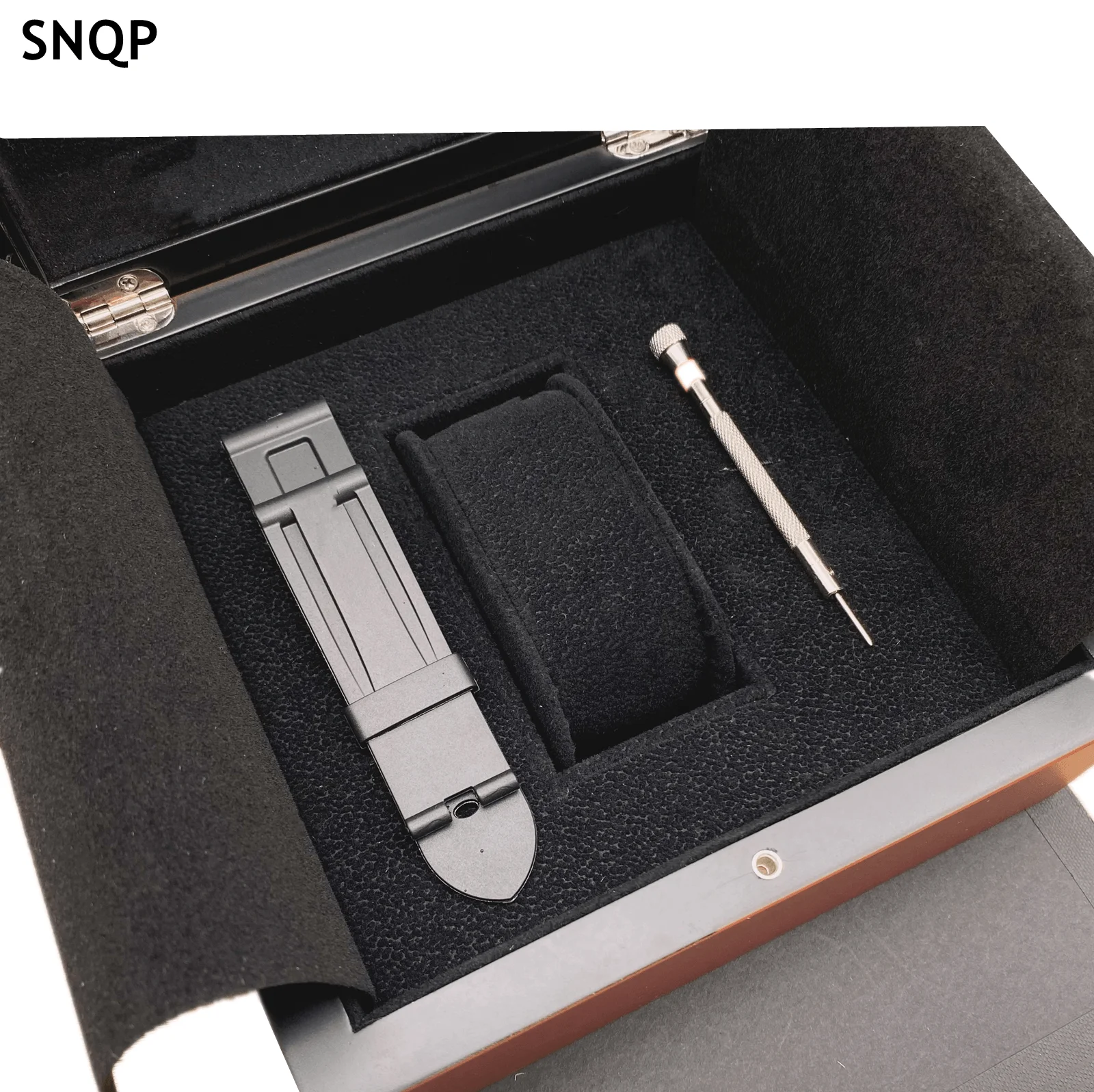 Top Quality Luxury New Squar Woody Watch Boxes For PM Box Watch Card Tags And Papers Luxury Waterproof Watches Can Be Customized