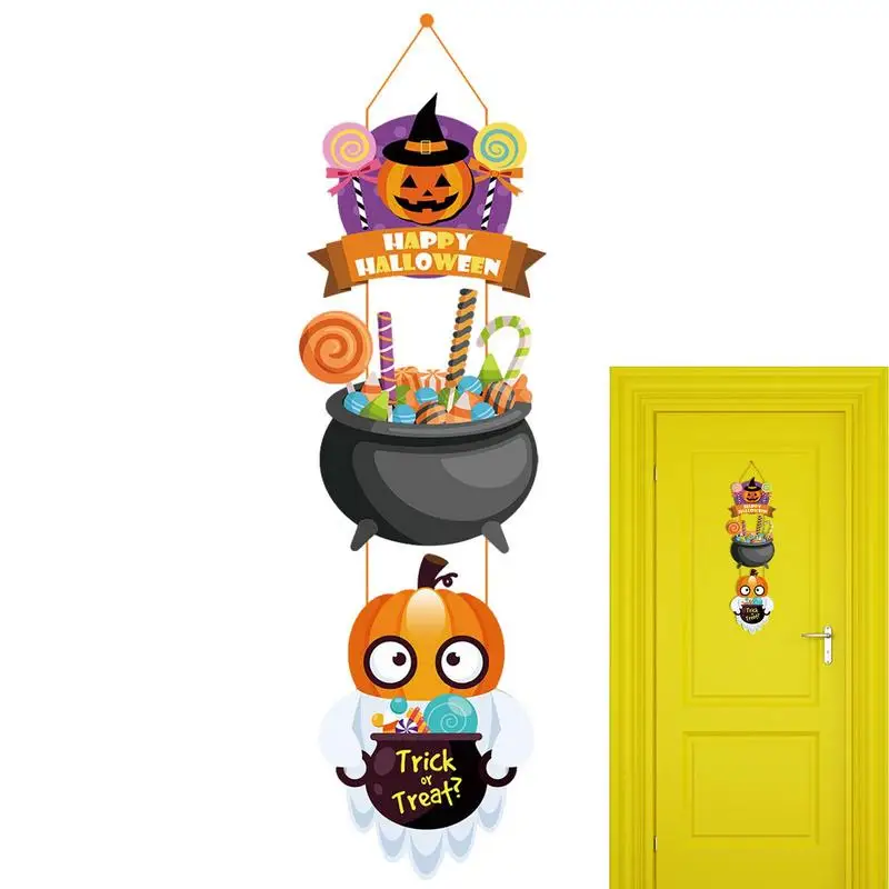 

Halloween Door Hanger Pumpkin Decor Sign For Front Door Halloween Signs For Front Door Halloween Door Decoration For Bars Garden