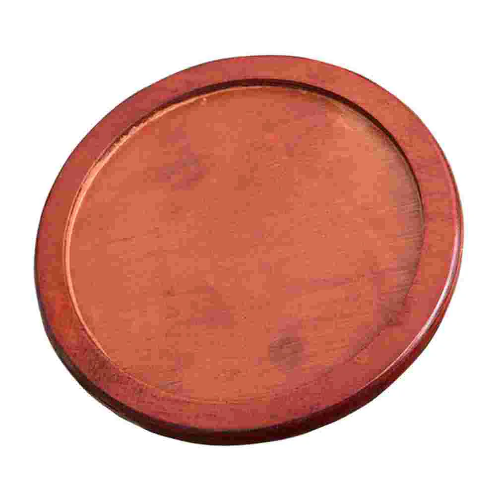 

Thickened Pot Base Tray Wooden Tray Simple Casserole Pot Holder Kitchenware